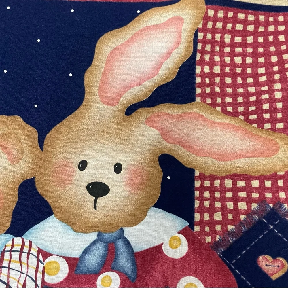 Vintage 1997 Daisy Kingdom Quilt Panel Fabric Project Applique Sew Baby #K17